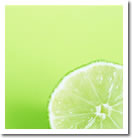 refreshing slice of lime