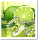 iced limes